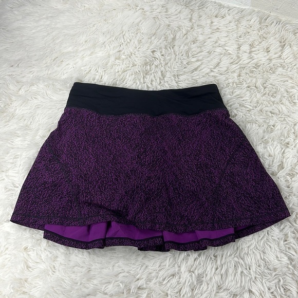 Lululemon Circuit Breaker Skirt (Tall) Circuit Aurora Black / Black - Picture 1 of 8